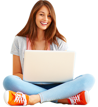 Girl with Laptop